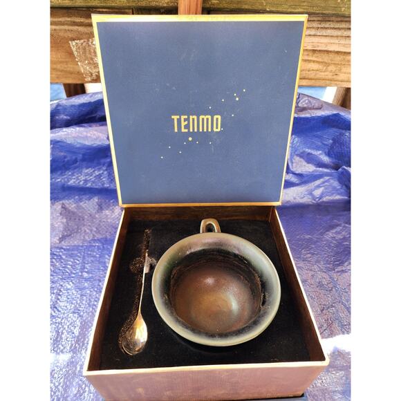 Tenmo tenmokiln - there’s a nebula in that coffee cup Tea/coffee Set With Box - Picture 7 of 8